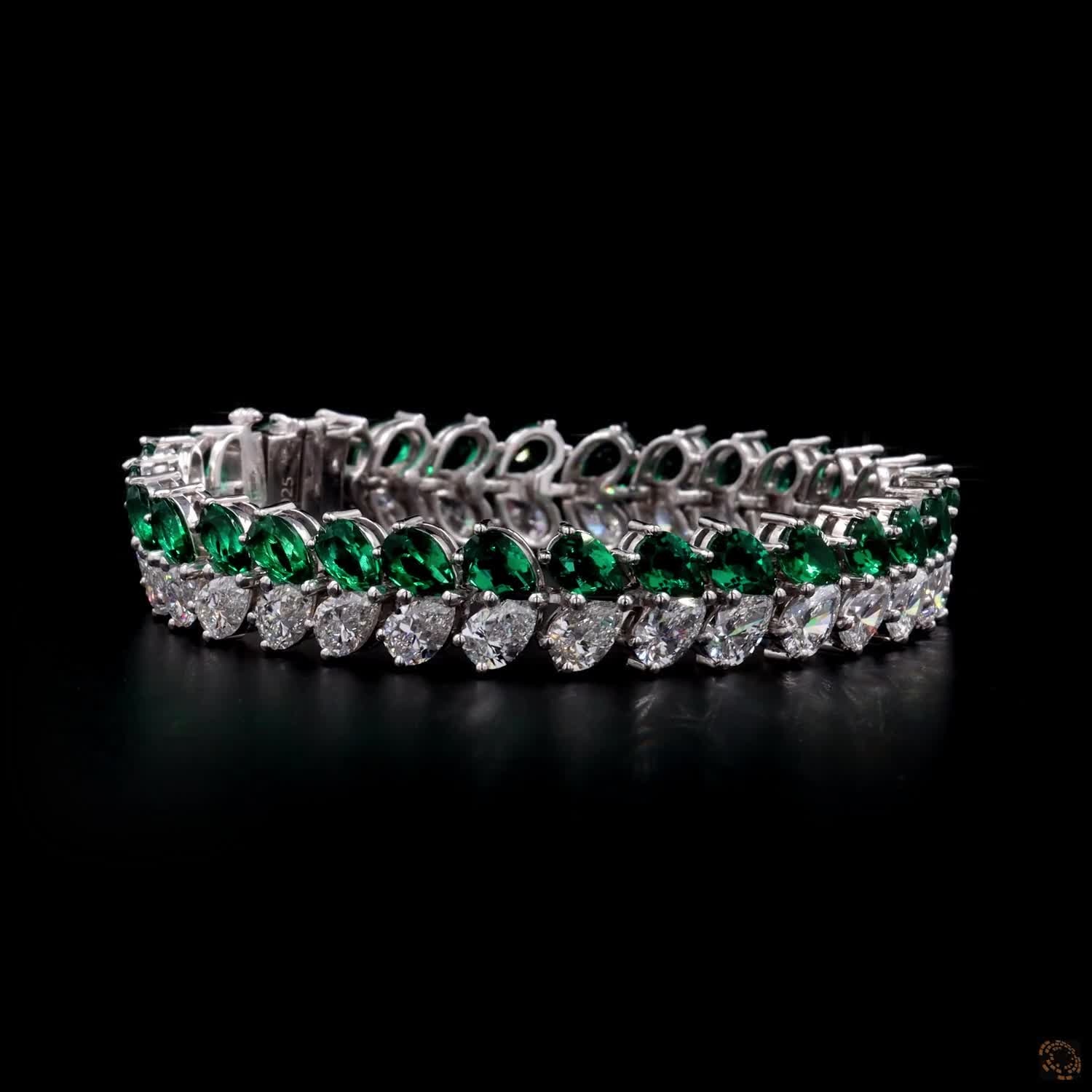Elarique Dual Radiance Bracelet (LAB-Grown Color Stones) - Image 4