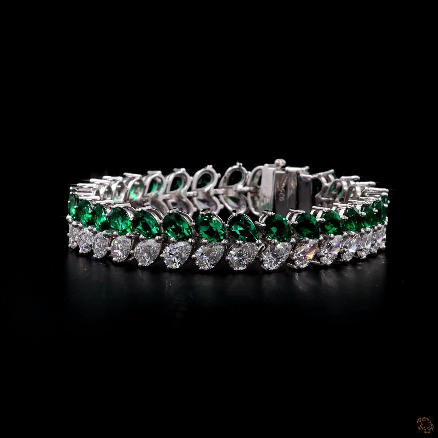 Elarique Dual Radiance Bracelet (LAB-Grown Color Stones) - Image 5