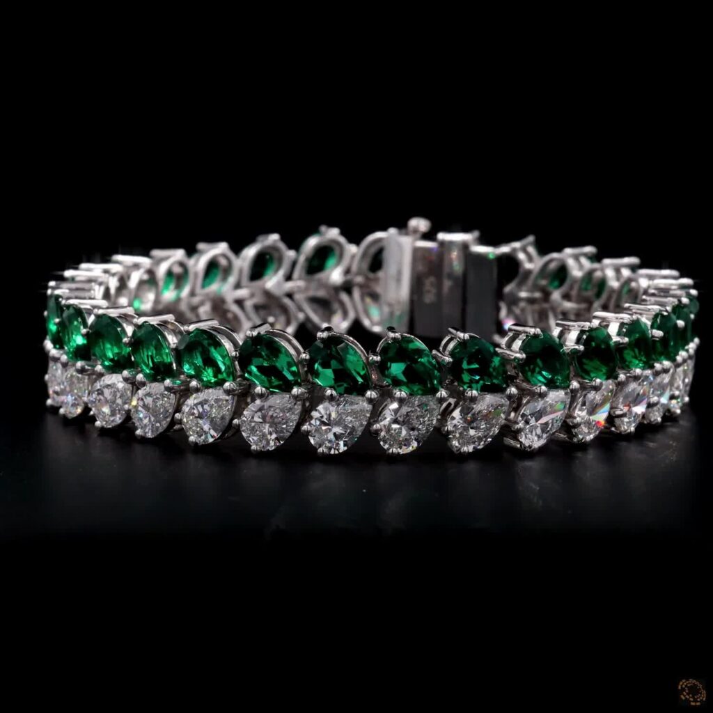 Elarique Dual Radiance Bracelet (LAB-Grown Color Stones)
