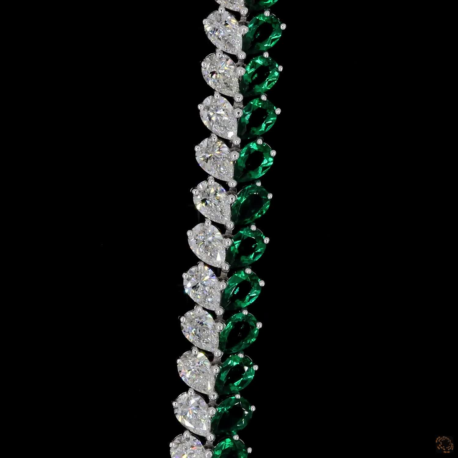 Elarique Dual Radiance Bracelet (LAB-Grown Color Stones) - Image 8
