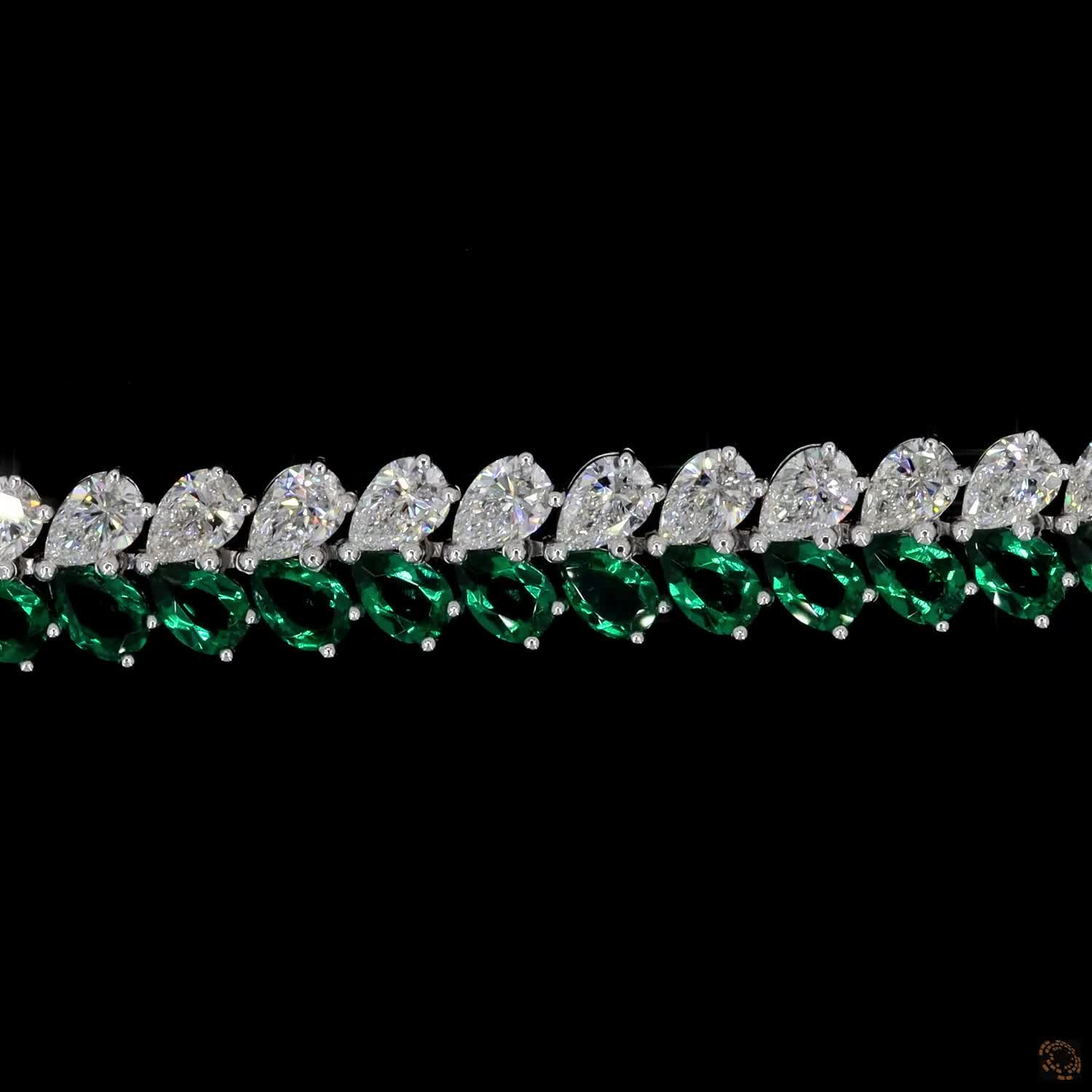 Elarique Dual Radiance Bracelet (LAB-Grown Color Stones) - Image 9