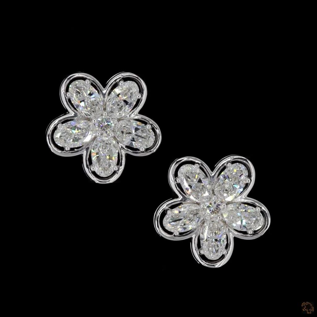 Velmora Bloom Diamond Earrings