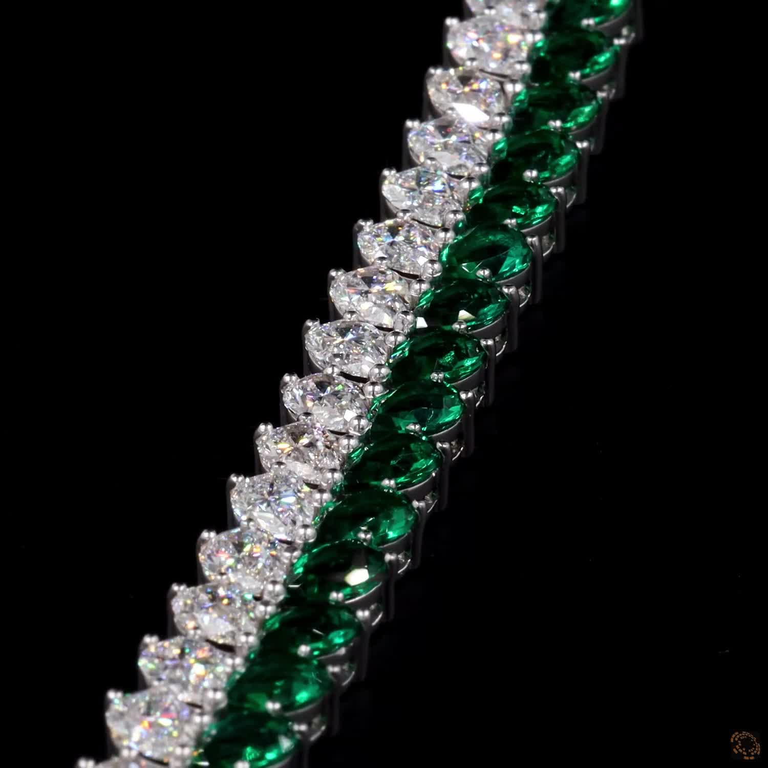 Elarique Dual Radiance Bracelet (LAB-Grown Color Stones) - Image 2