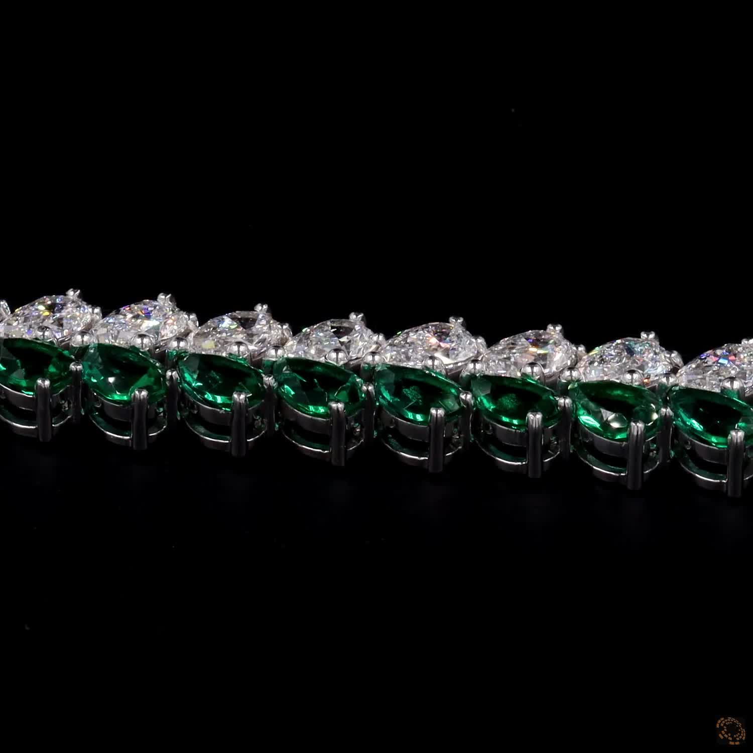 Elarique Dual Radiance Bracelet (LAB-Grown Color Stones) - Image 10