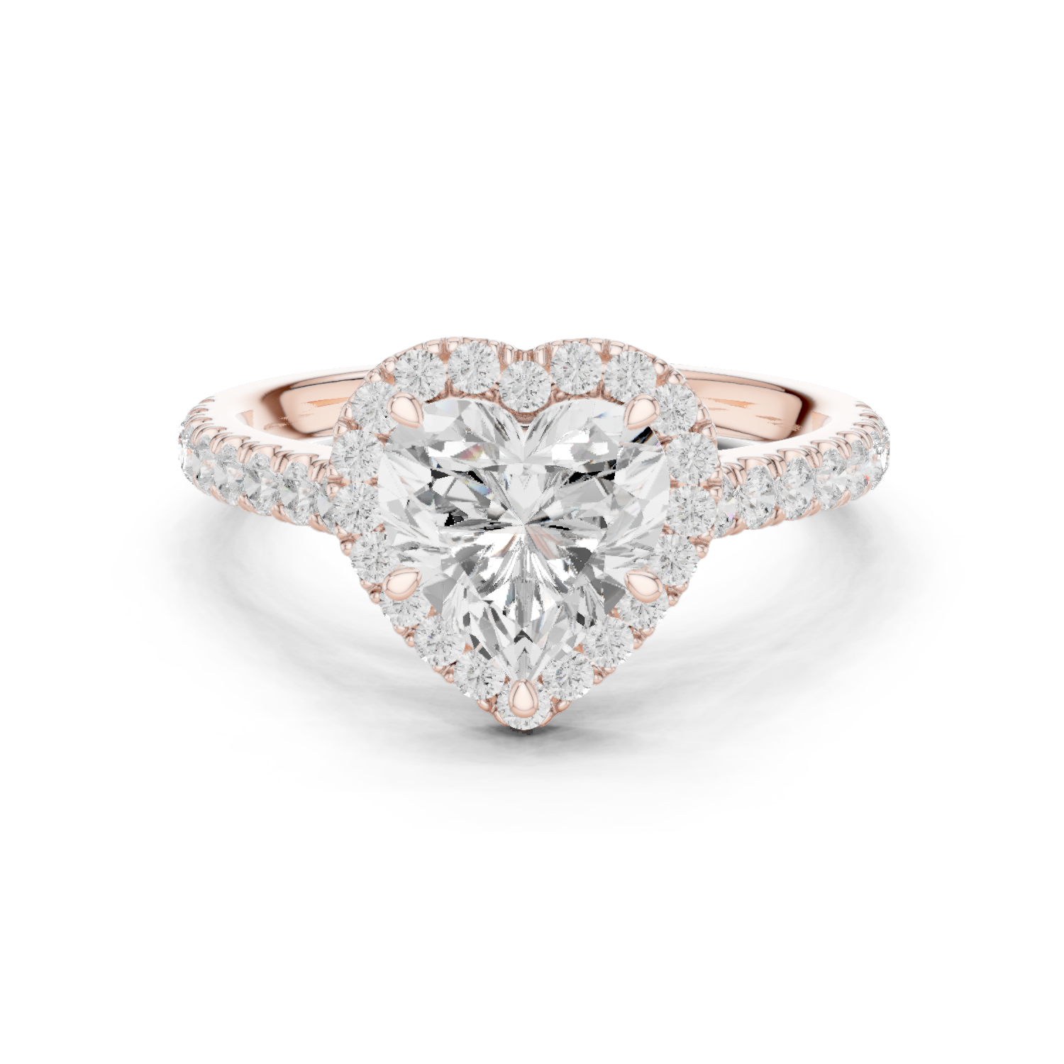 Celestia Heart Halo Ring - Image 4