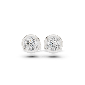 Elyon Pure Bezel Diamond Studs