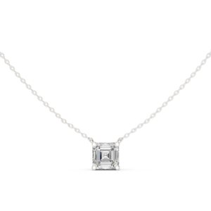 Celestia Asscher Diamond Necklace
