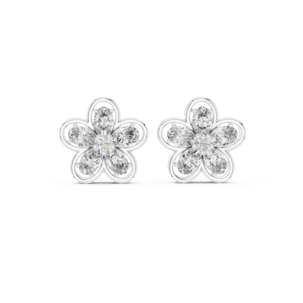 Velmora Bloom Diamond Earrings