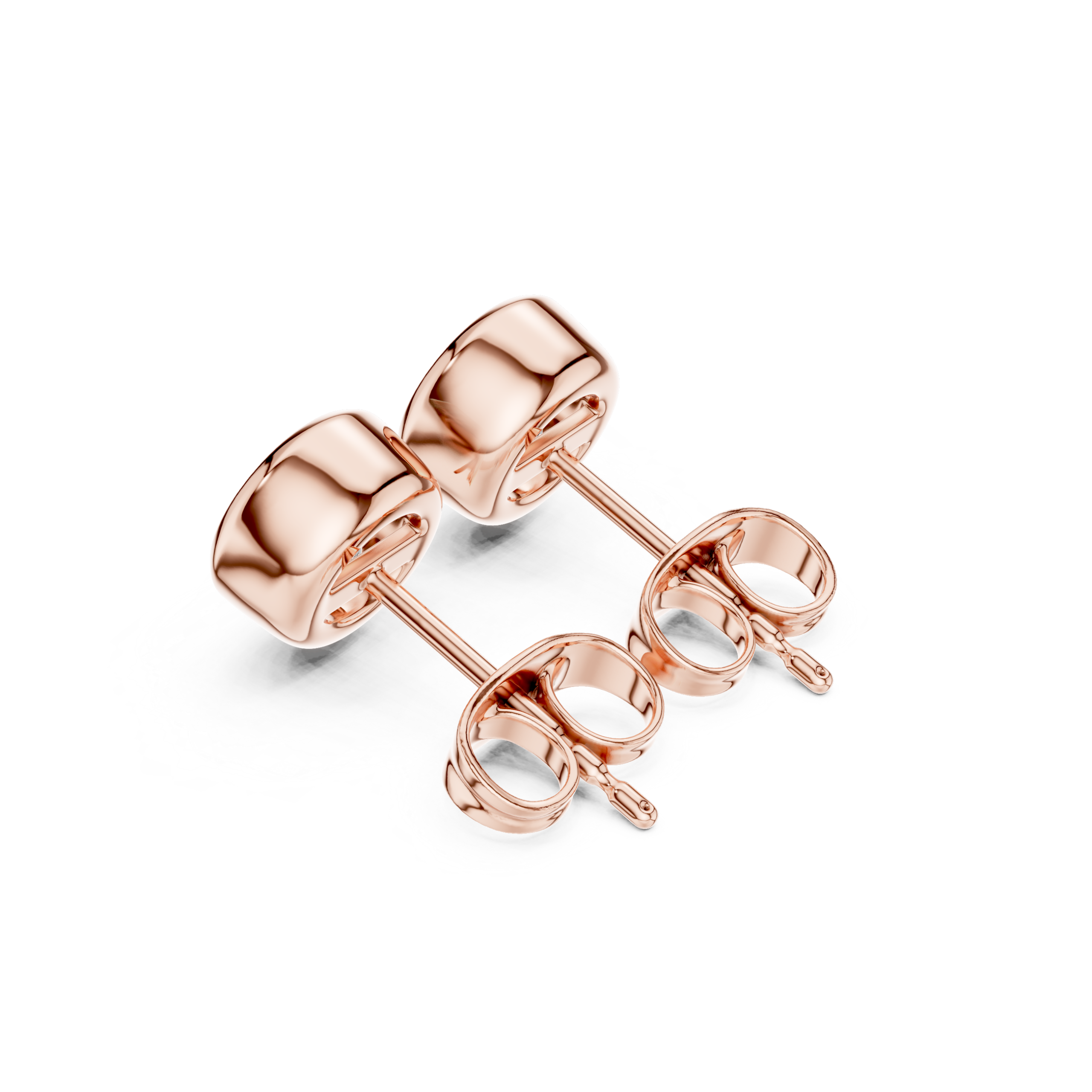 Elyon Pure Bezel Diamond Studs - Image 9