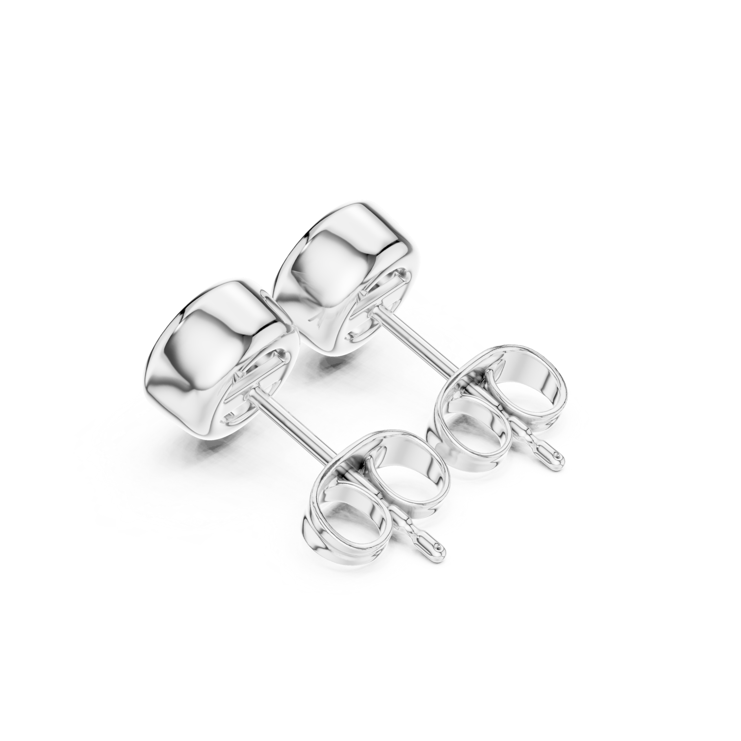 Elyon Pure Bezel Diamond Studs - Image 5