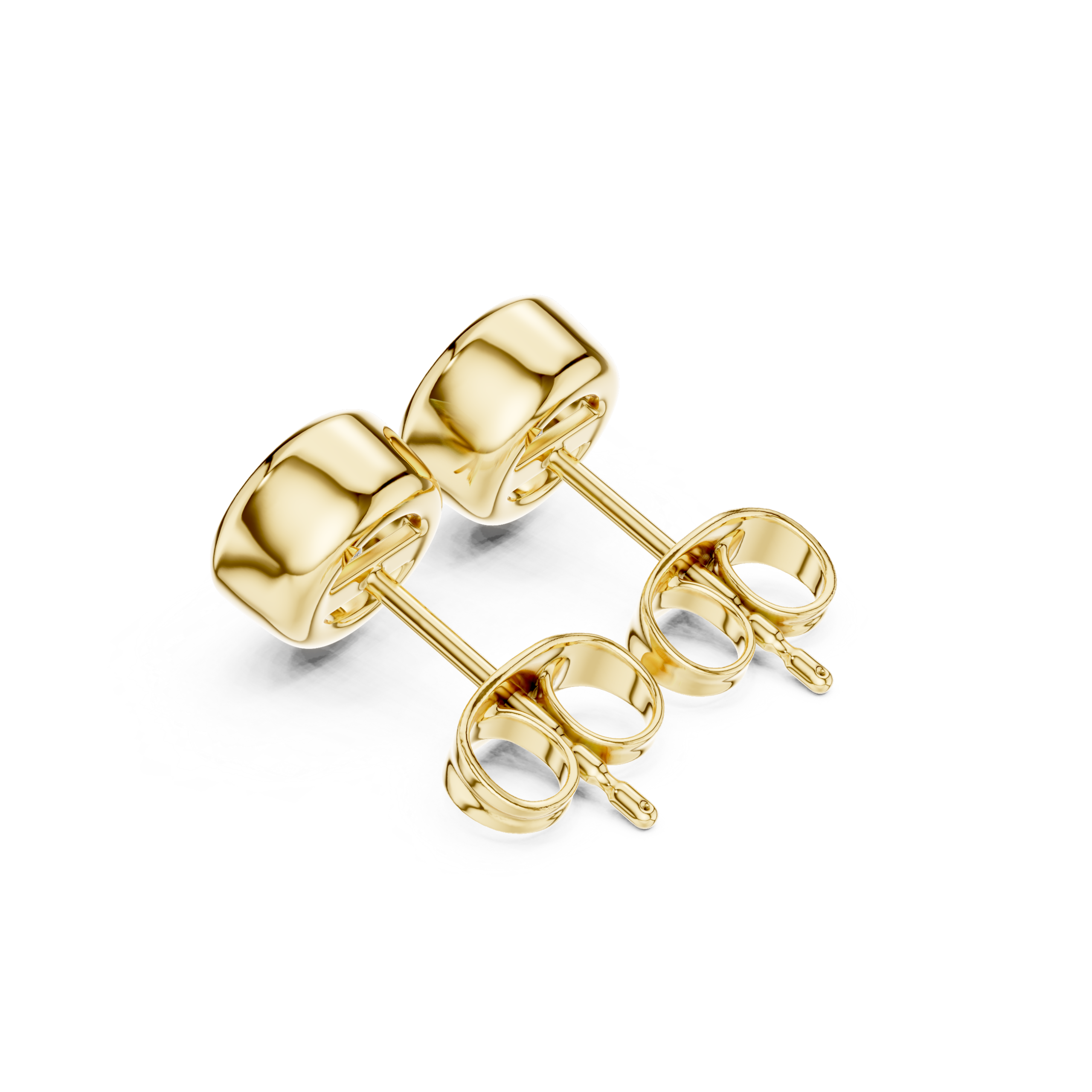 Elyon Pure Bezel Diamond Studs - Image 13