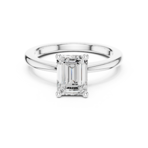 Velmora Emerald Bezel Ring