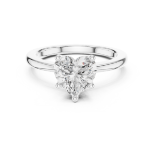Amoria Heart Solitaire Ring