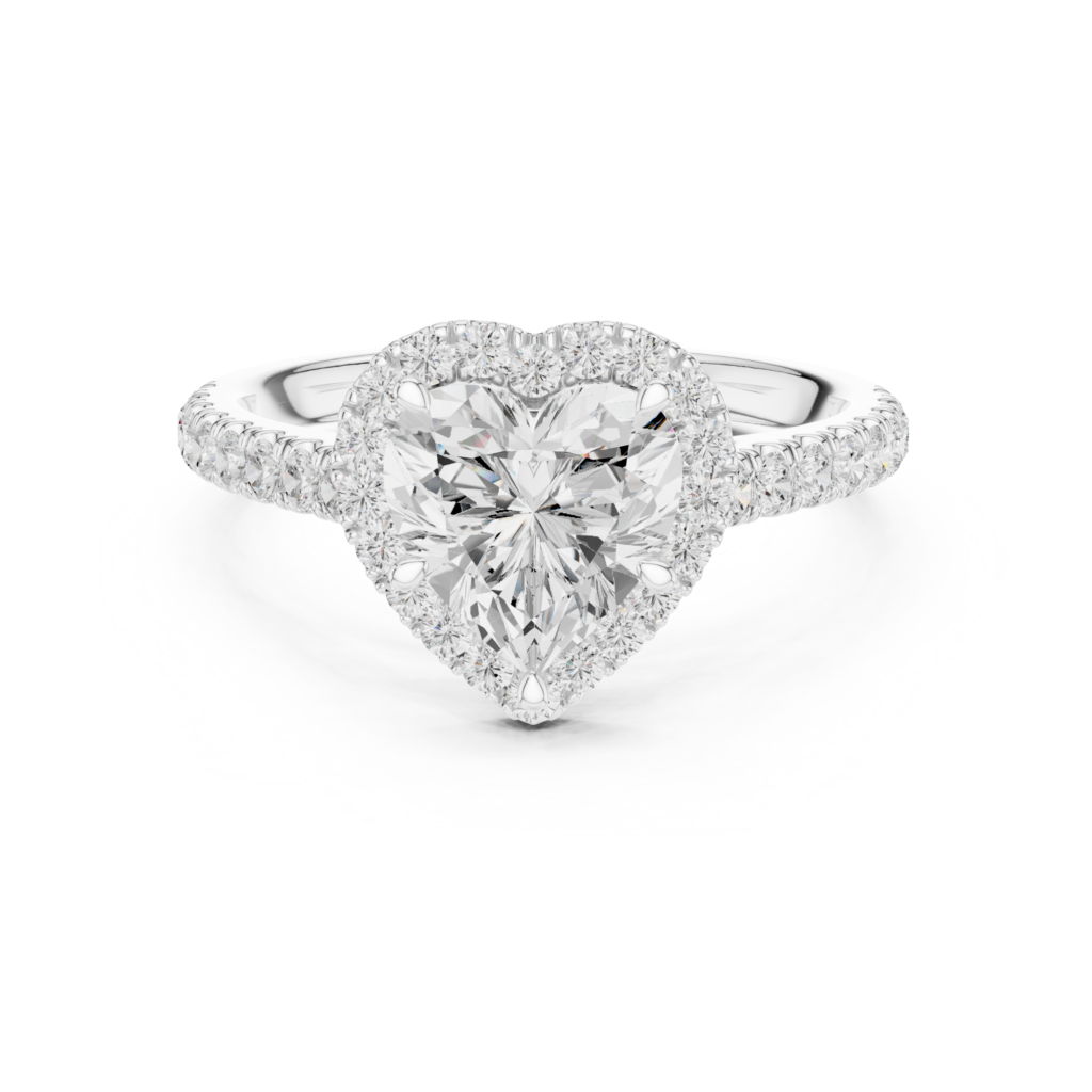 Celestia Heart Halo Ring