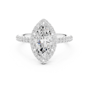 Elvaris Marquise Halo Ring