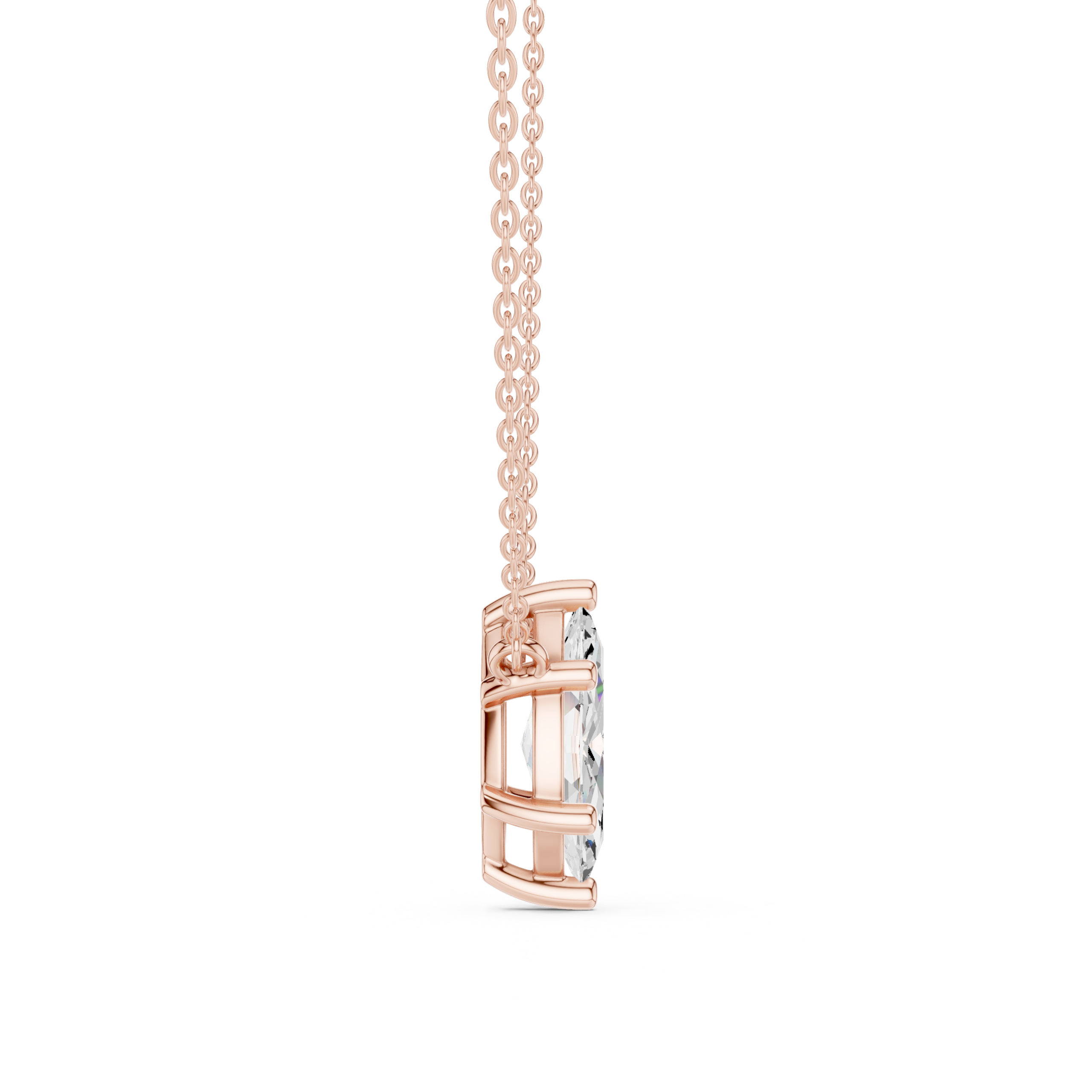 Velisse Marquise Solitaire Necklace - Image 7