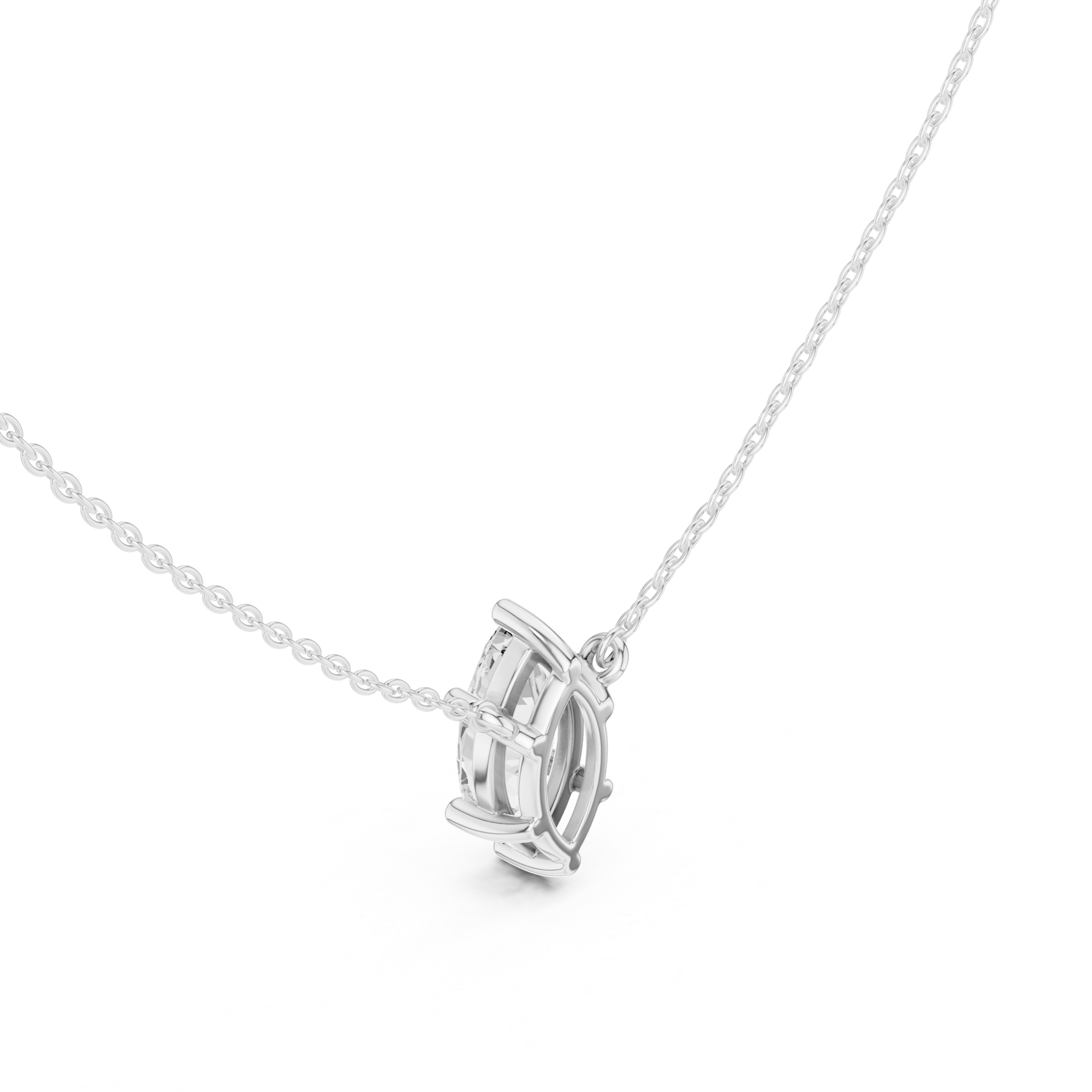 Velisse Marquise Solitaire Necklace - Image 4
