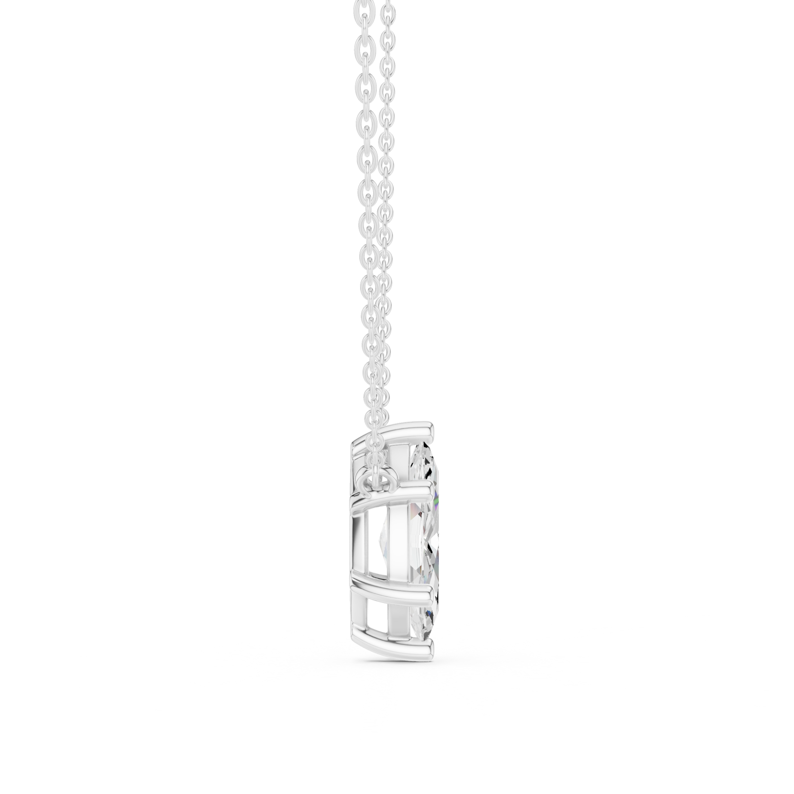 Velisse Marquise Solitaire Necklace - Image 3