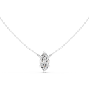 Velisse Marquise Solitaire Necklace
