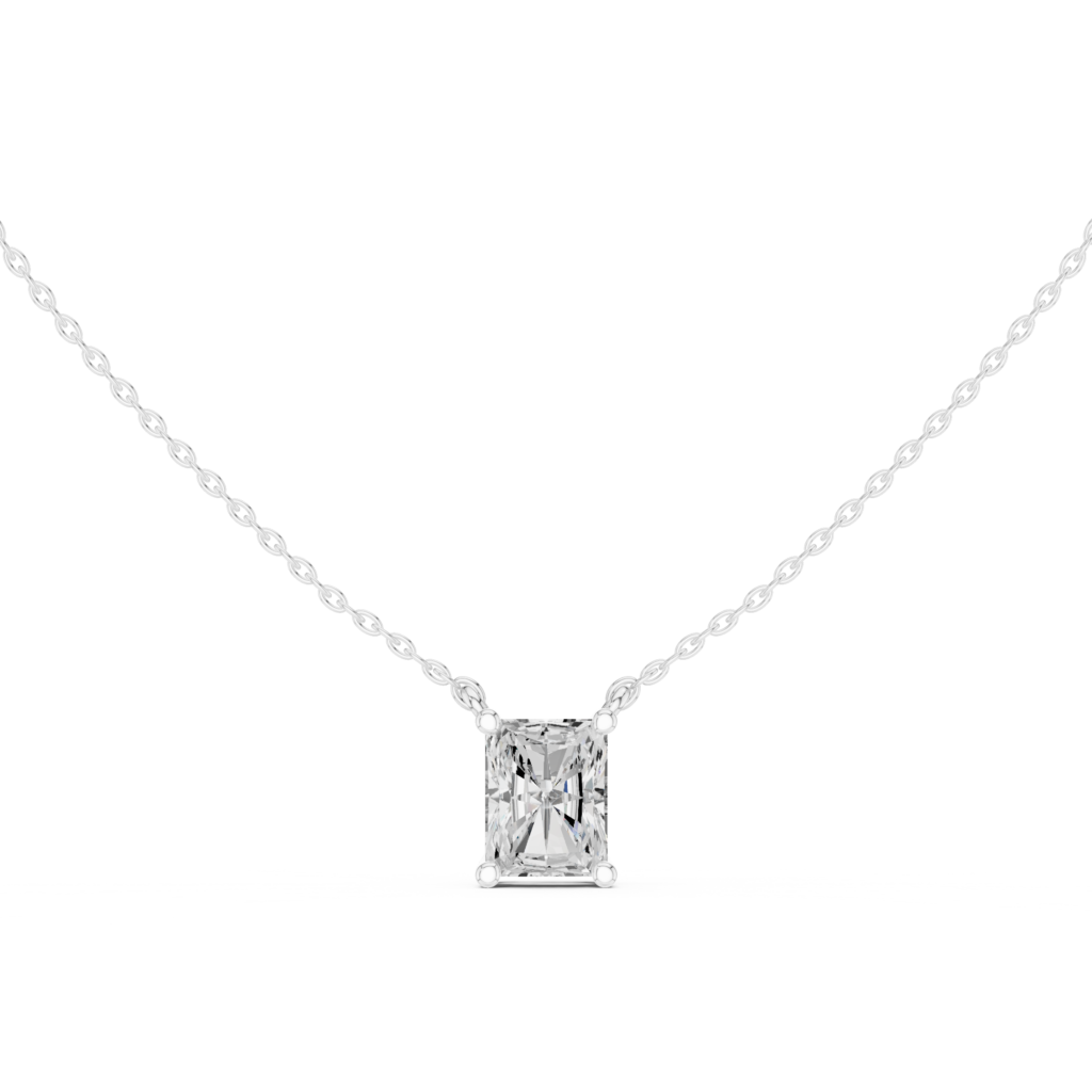 Virelle Radiant Solitaire Necklace