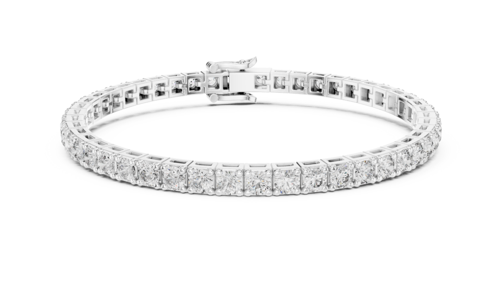 Virelle Crown Link Diamond Bracelet