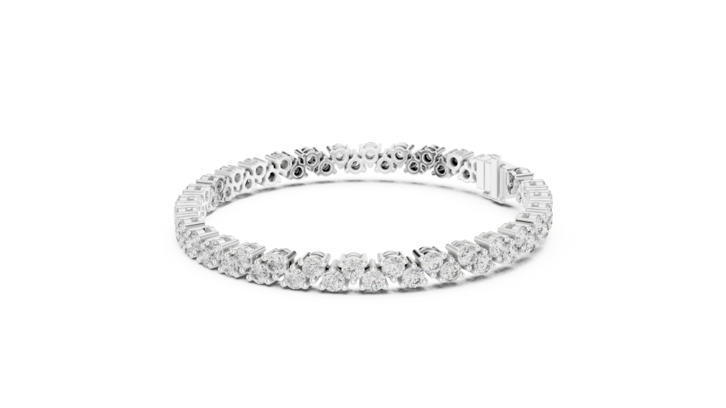 Celestia Radiance Round Diamond Bracelet