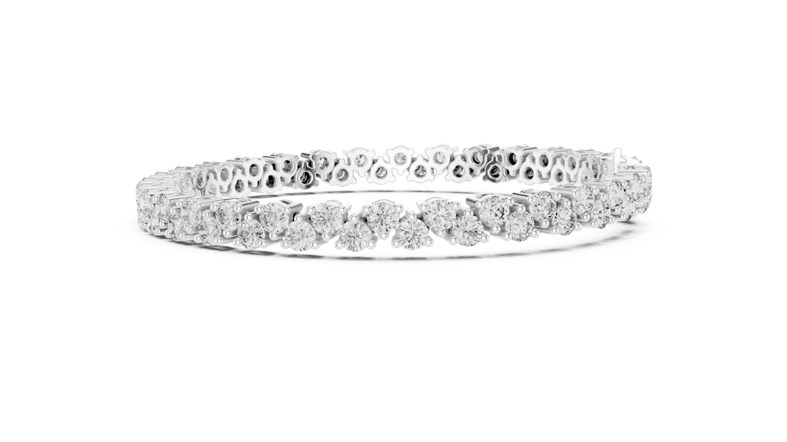 Celestia Radiance Round Diamond Bracelet - Image 3