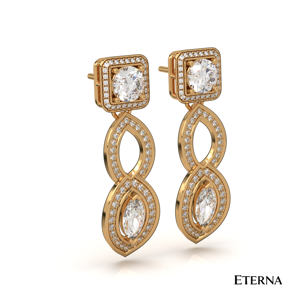 Ananté Infinity Diamond Earrings - Image 13