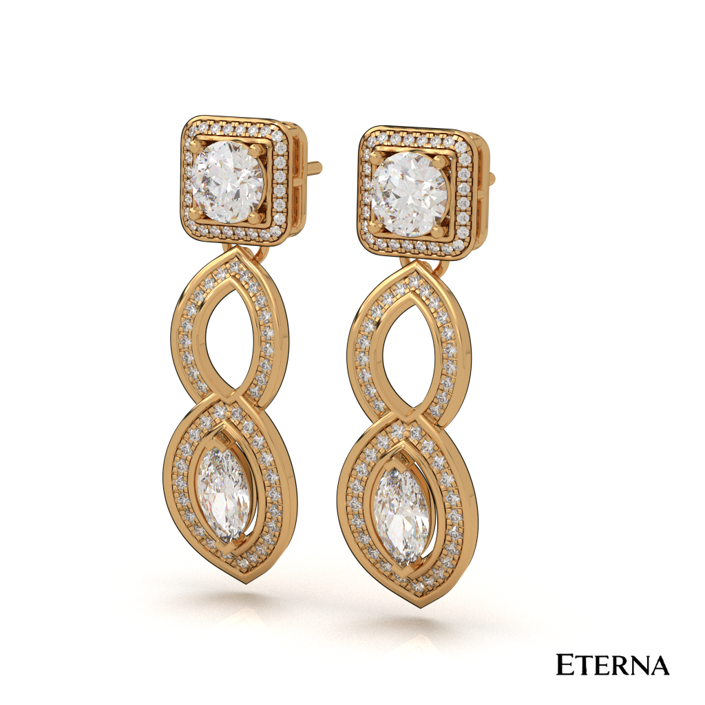 Ananté Infinity Diamond Earrings - Image 12