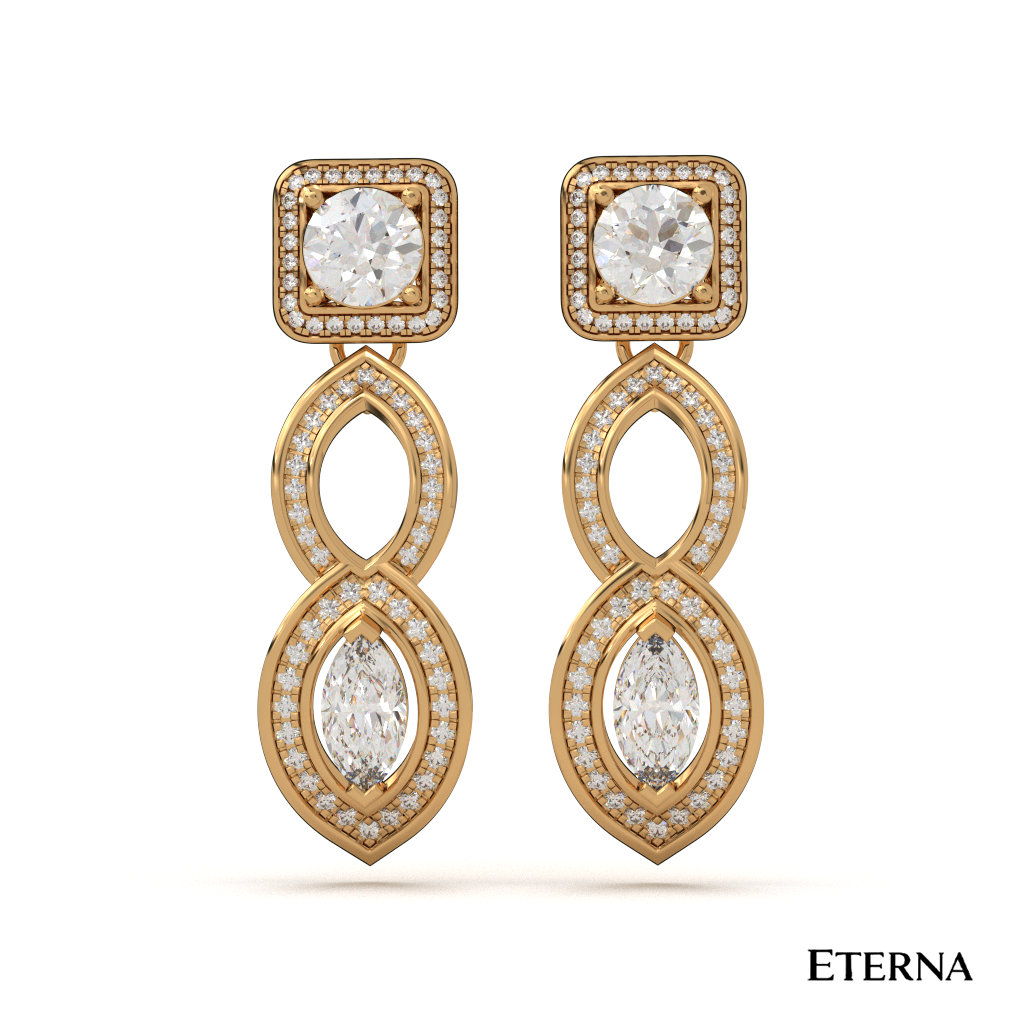 Ananté Infinity Diamond Earrings - Image 11