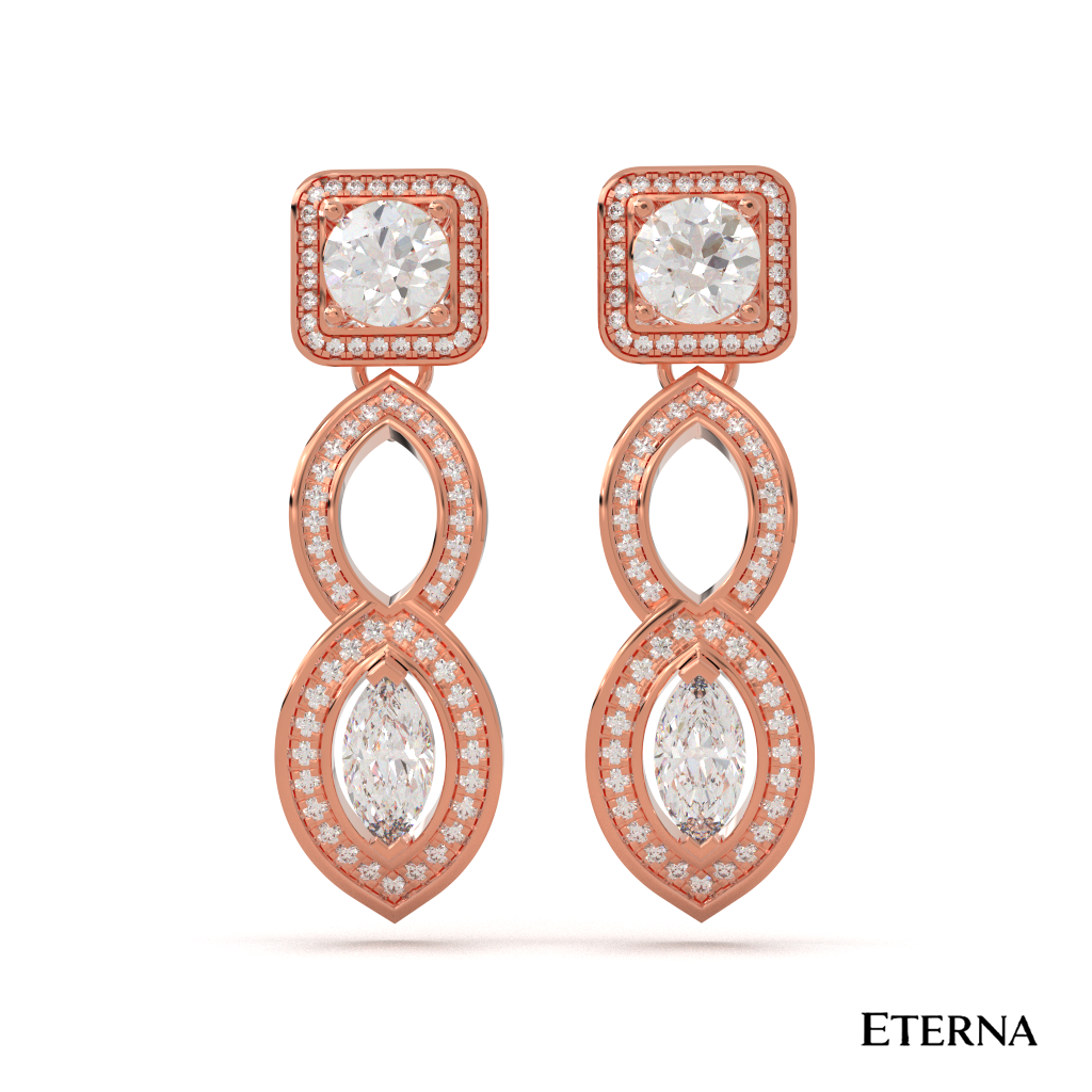 Ananté Infinity Diamond Earrings - Image 7