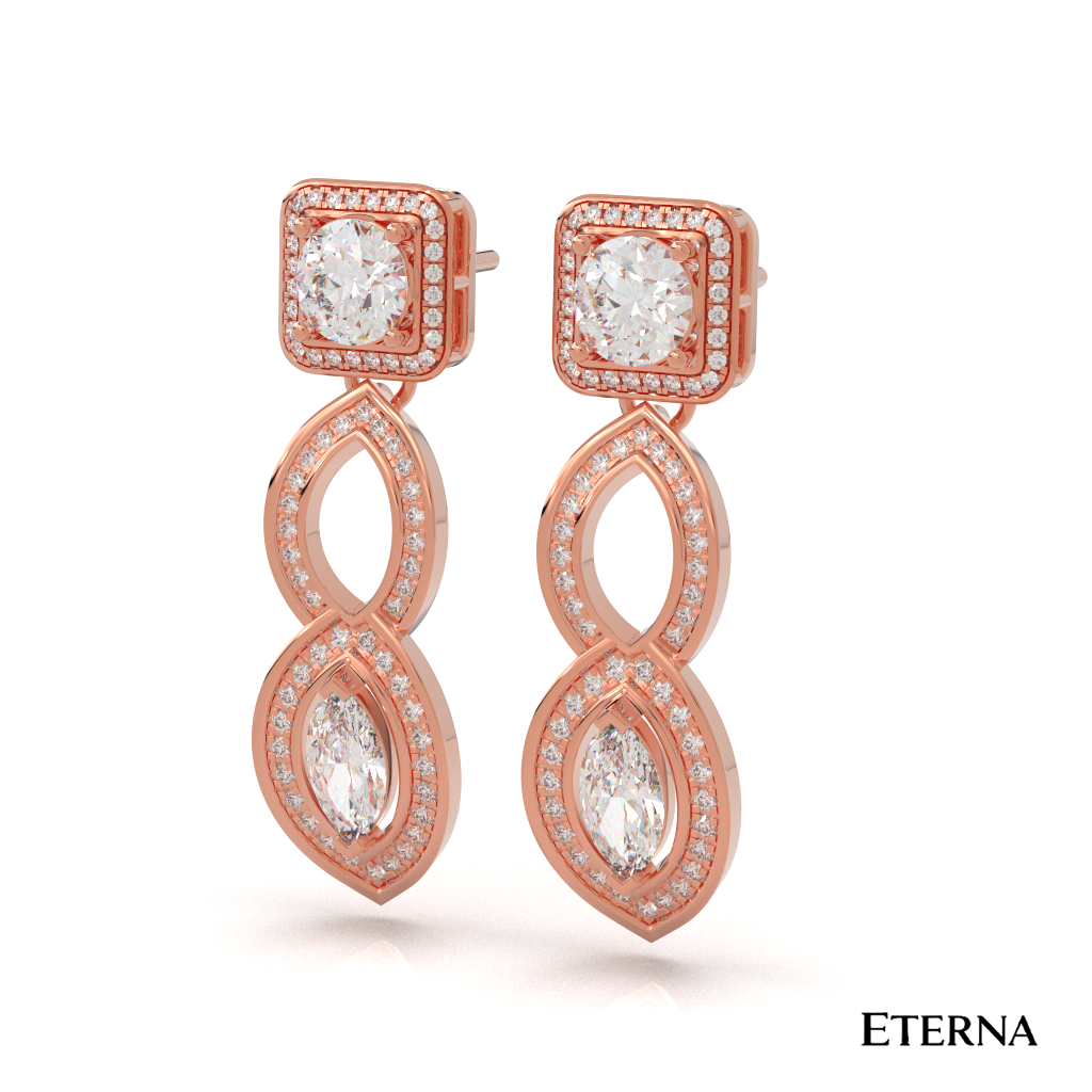 Ananté Infinity Diamond Earrings - Image 10