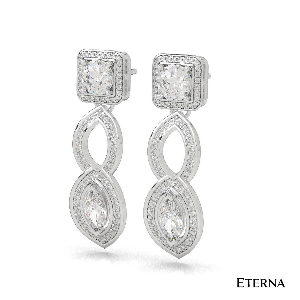 Ananté Infinity Diamond Earrings - Image 3