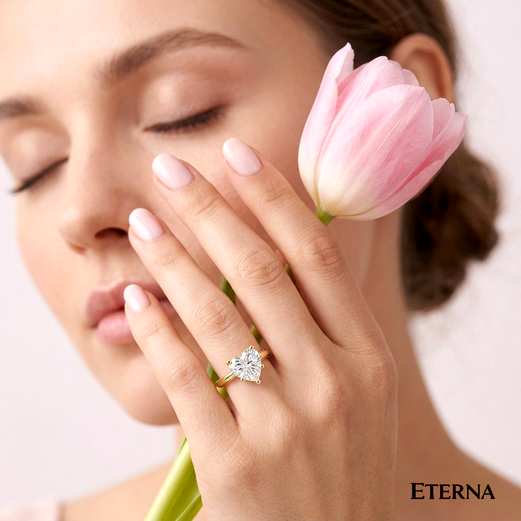 Amoria Heart Solitaire Ring - Image 8