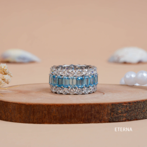 Aquarelle Eternity Ring (LAB-Grown Color Stones)