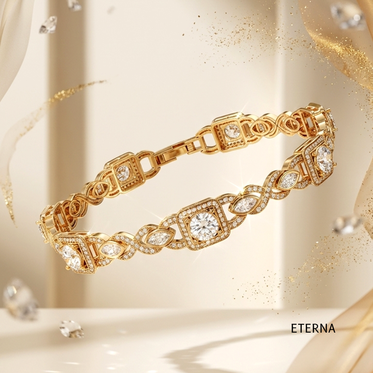 Ananté Infinity Diamond Bracelet - Image 13