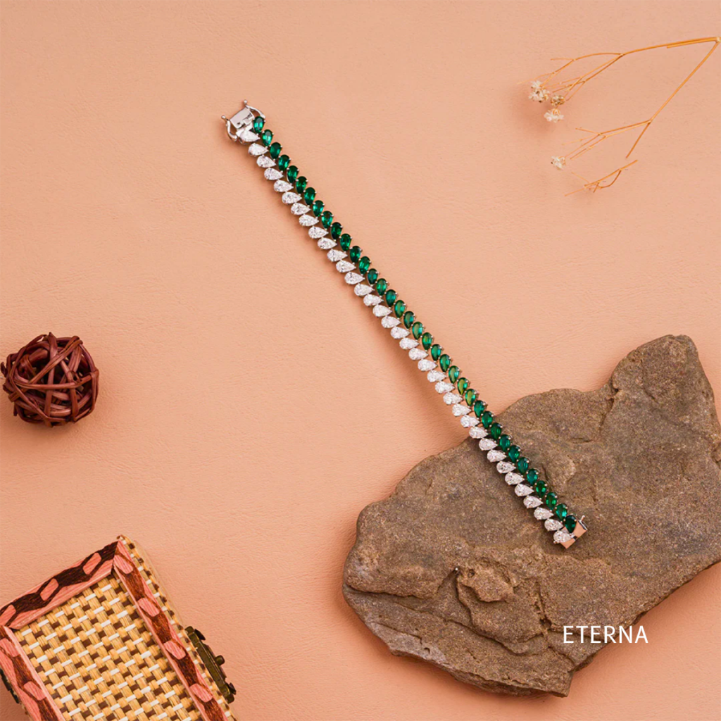 Elarique Dual Radiance Bracelet (LAB-Grown Color Stones)