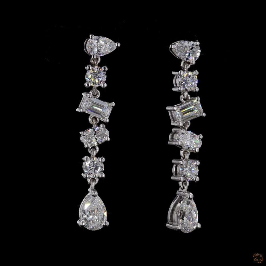 Seraphine Cascade Diamond Earrings