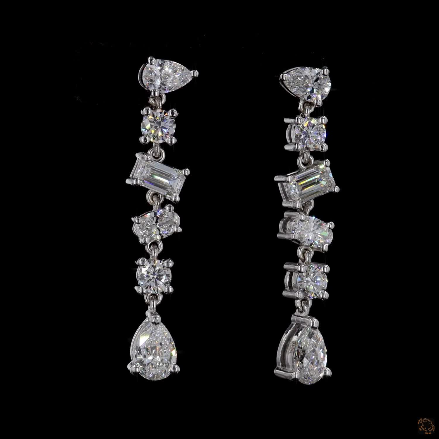 Seraphine Cascade Diamond Earrings
