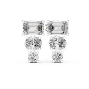 Aurelia Trinity Diamond Earrings
