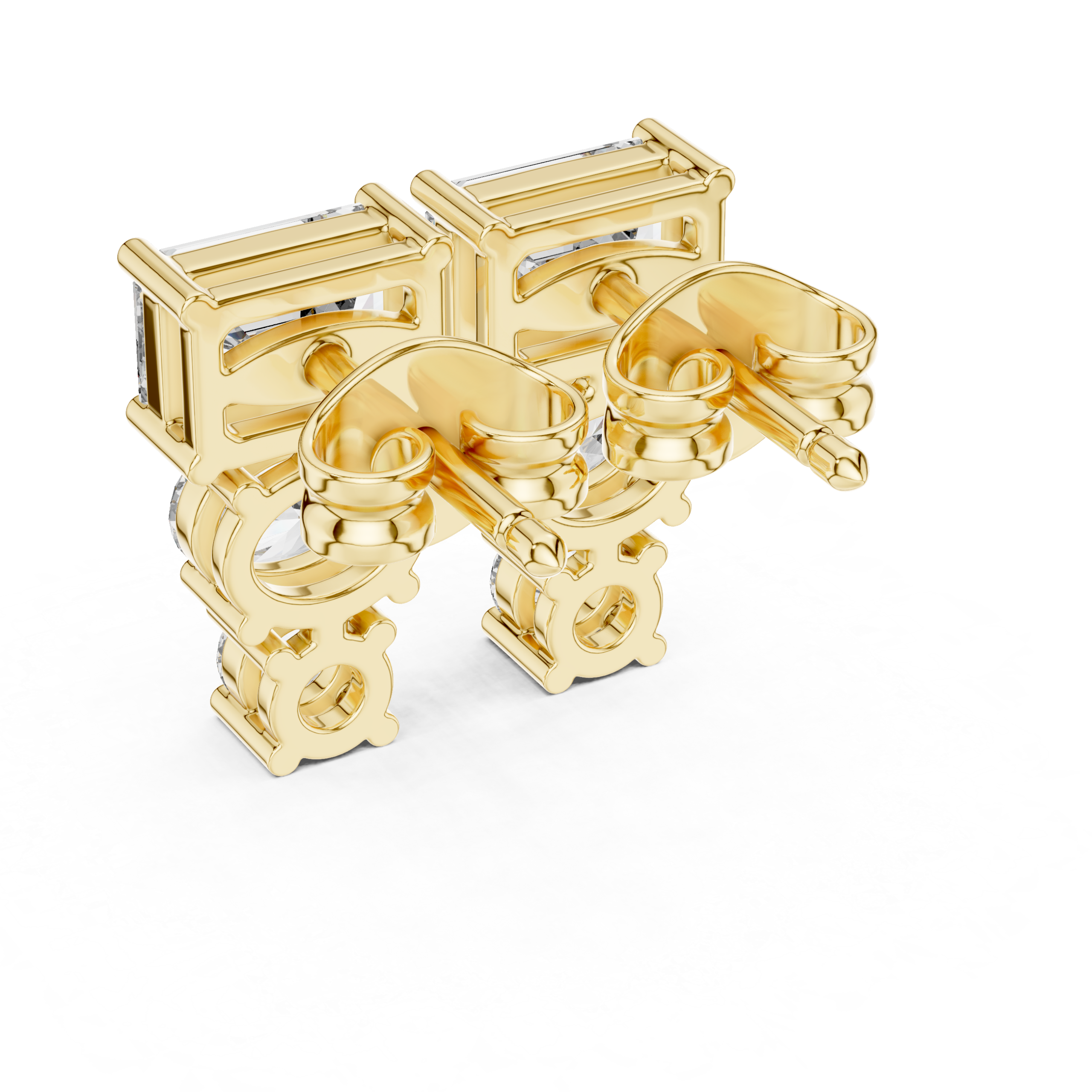 Aurelia Trinity Diamond Earrings - Image 12