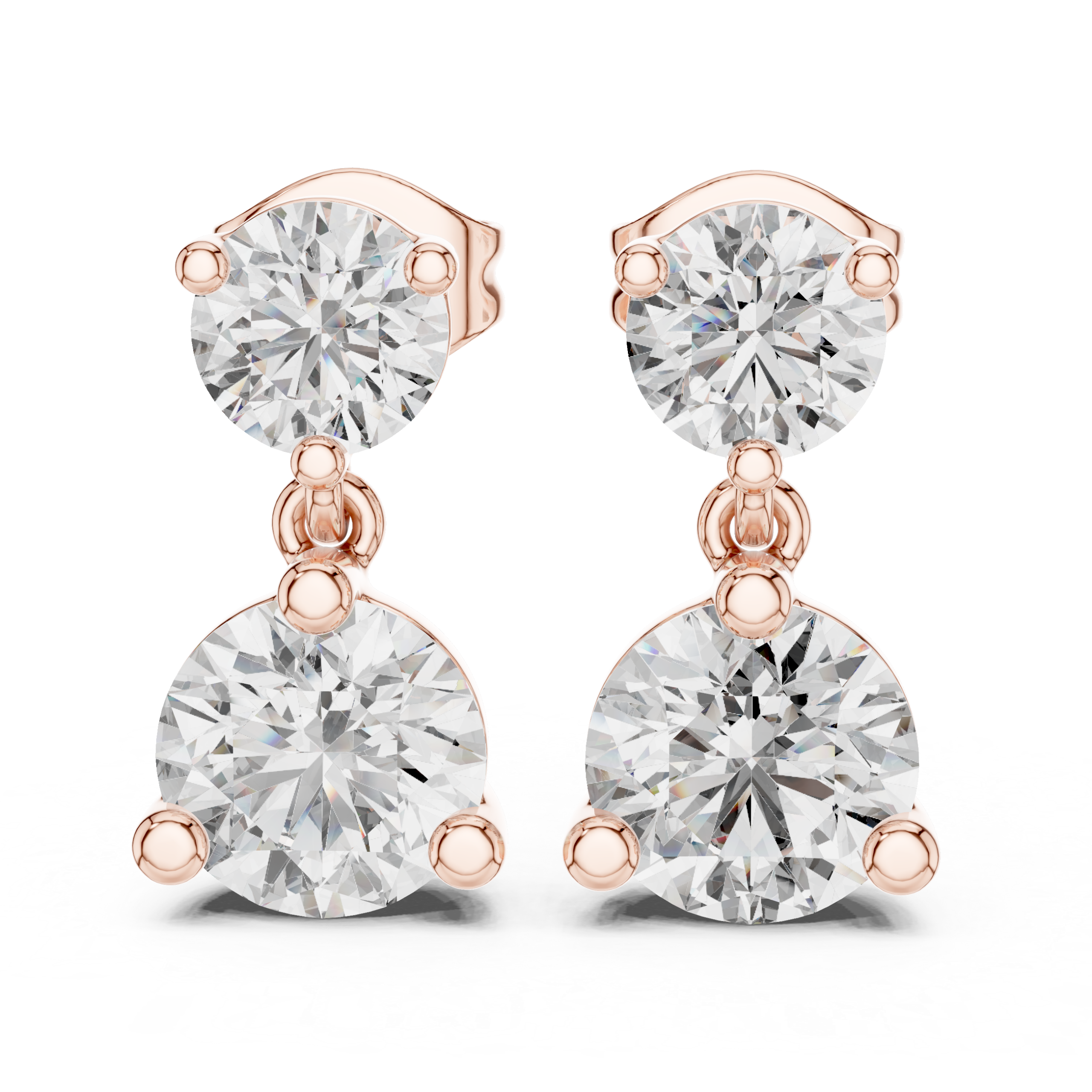 Celestia Duo Diamond Earrings - Image 7