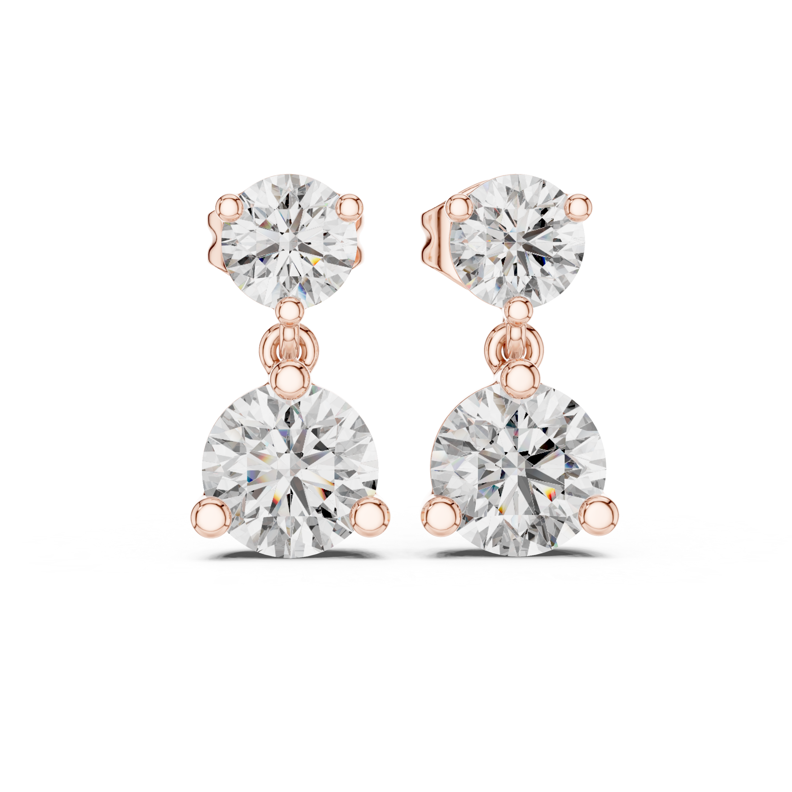 Celestia Duo Diamond Earrings - Image 5