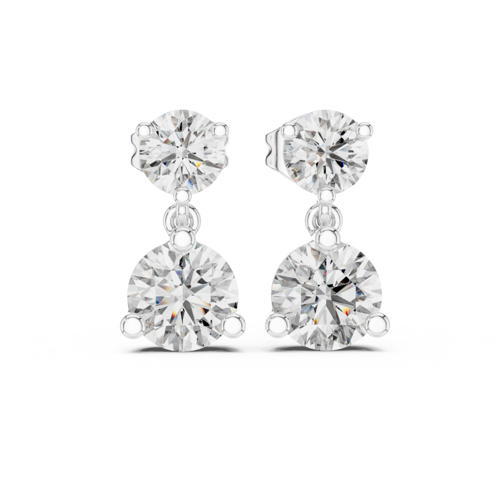 Celestia Duo Diamond Earrings