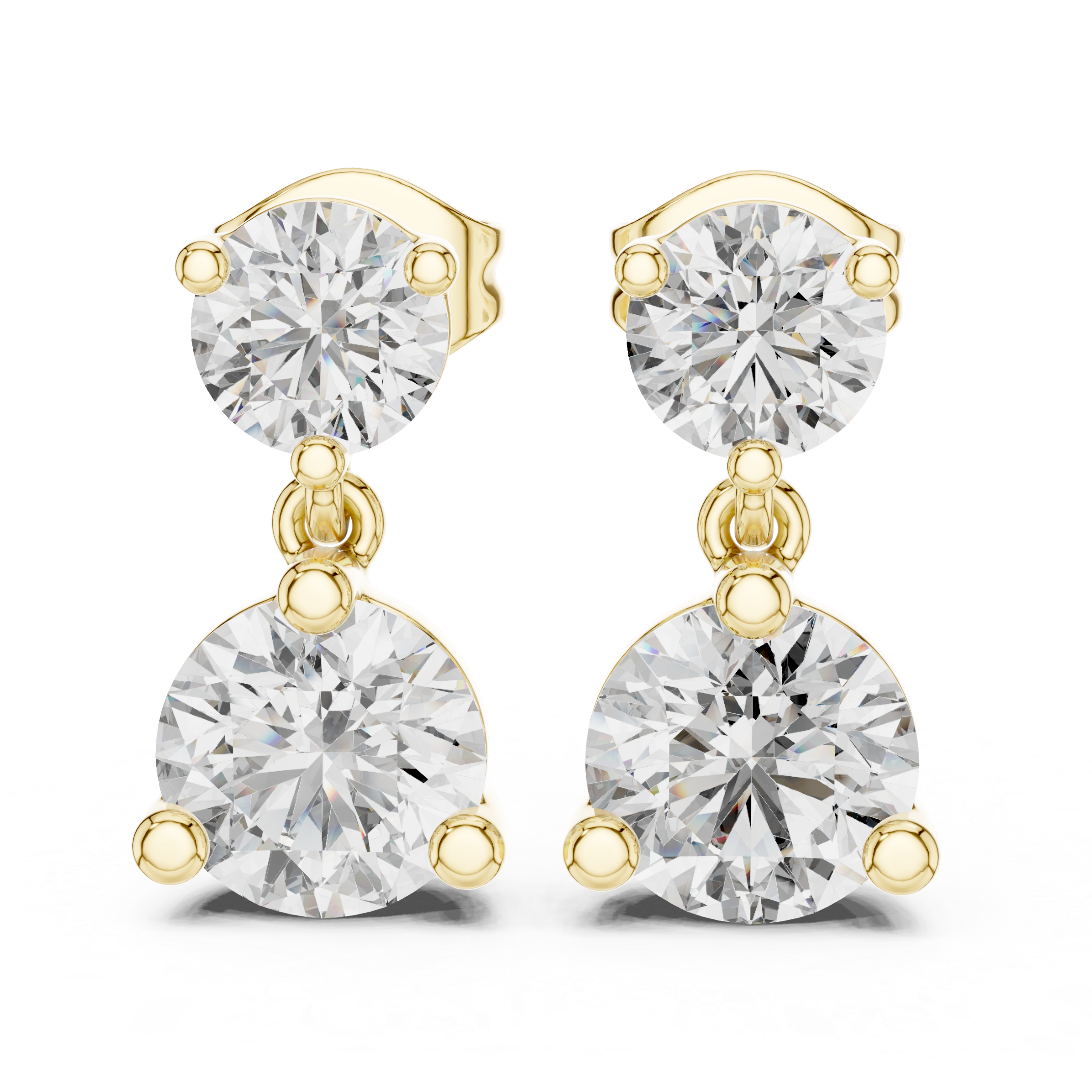 Celestia Duo Diamond Earrings - Image 11