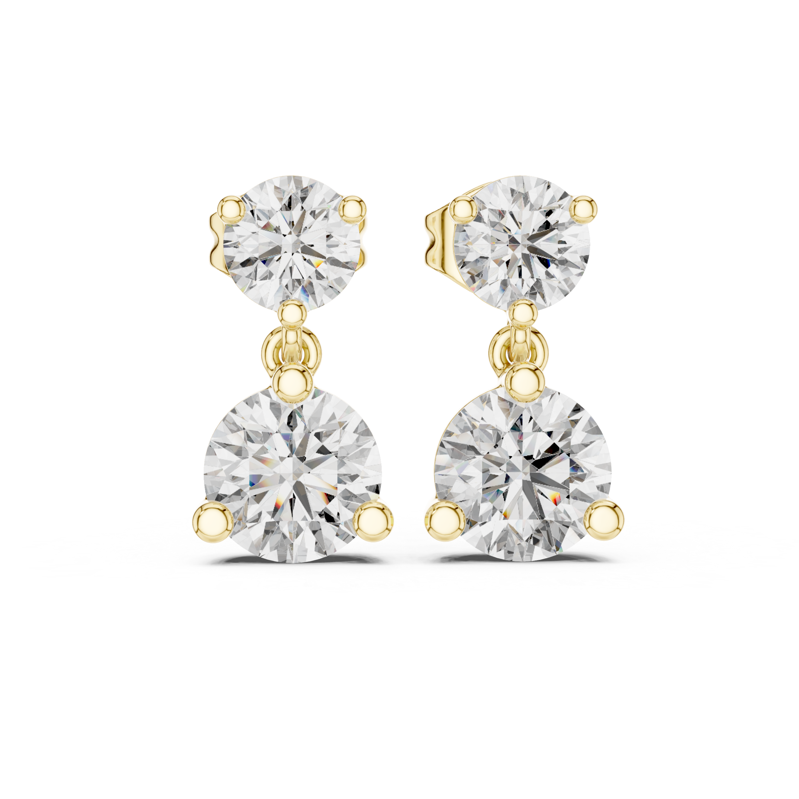 Celestia Duo Diamond Earrings - Image 9