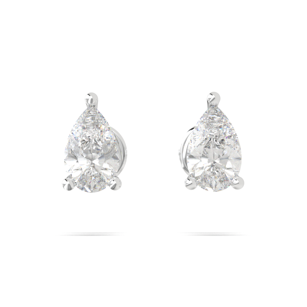 ETERNA Cancer Pear Stud Earrings