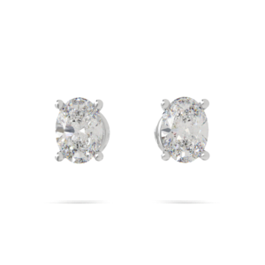 ETERNA Libra Oval Stud Earrings