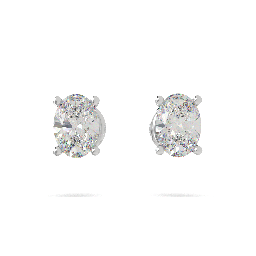 ETERNA Libra Oval Stud Earrings