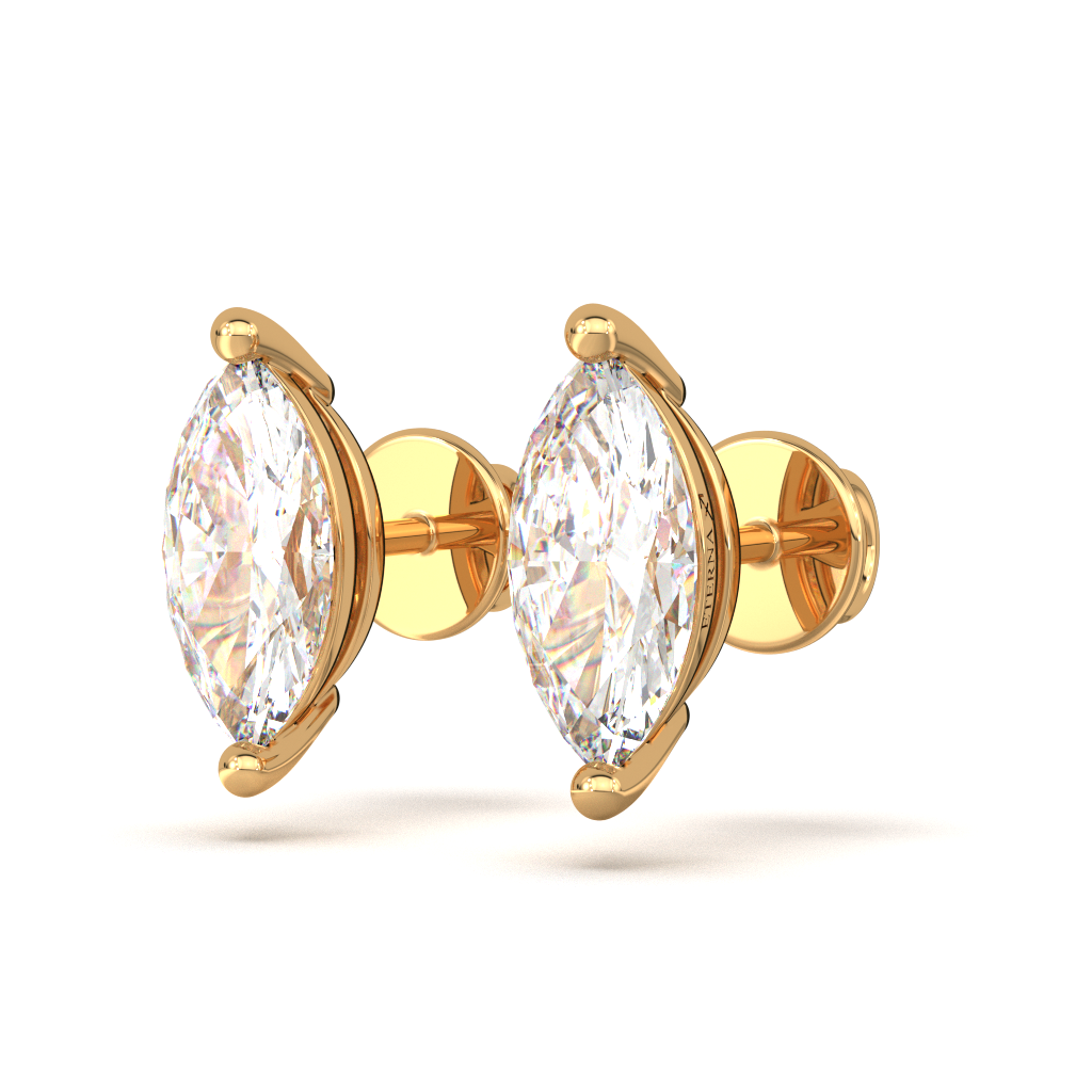 ETERNA Sagittarius Marquise Stud Earrings - Image 9
